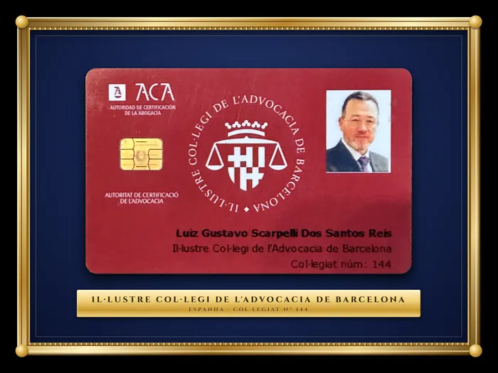 Carteira do Col·legi de l'Advocacia de Barcelona, Luiz Scarpelli
